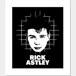 Rick astley -> retro design Posters and Art